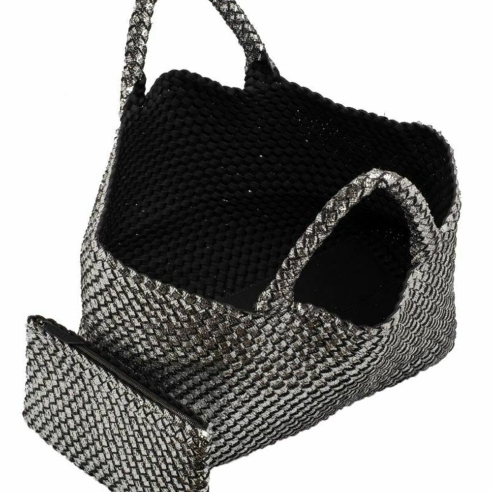 Naghedi St. Barth Neoprene Tote Reflect NWOT